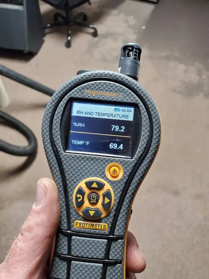 Moisture meter humidity assessment for Fire & Smoke Damage Restoration in Marple